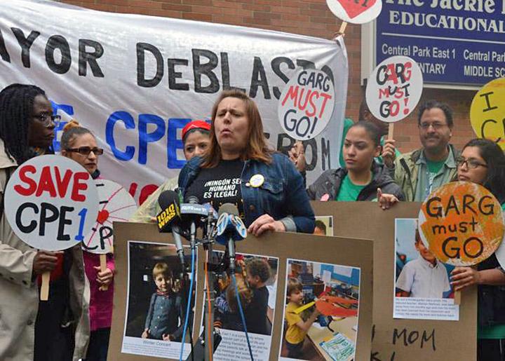 Parents and teachers rally to save CPE1 in East Harlem
