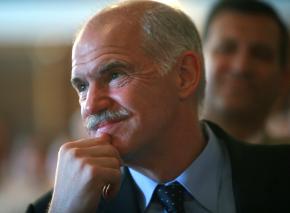 Greece's new Prime Minister Georgios Papandreou