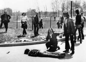 The Kent State shootings in May 1970