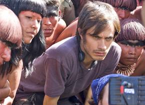 Gael García Bernal in the film Even the Rain