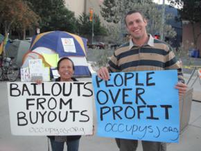 San Jose Occupiers at their camp