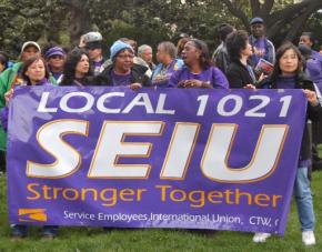 SEIU Local 1021 members and supporters
