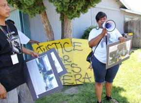 Speaking on the two-year anniversary of the police murder of James Earl Rivera Jr. in Stockton, Calif.