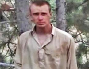 Bowe Bergdahl while a prisoner in Afghanistan