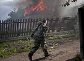 Fighting is intensifying in the eastern region of Ukraine