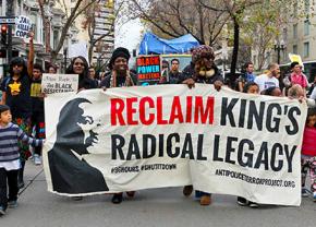 Oakland activists march on Martin Luther King Jr. Day