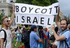 Gaza solidarity activists call for a boycott against Israel