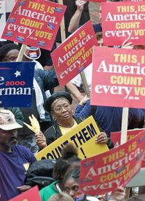 Thousands took to the streets in Florida to demand that every vote be counted