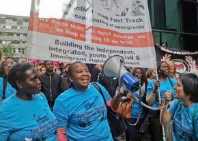 Marching in solidarity with migrants after the UK referendum vote