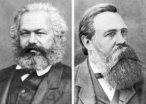 Karl Marx and Frederick Engels