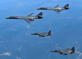 B1-B bombers deployed to the Korean Peninsula