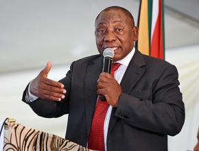 South African President Cyril Ramaphosa