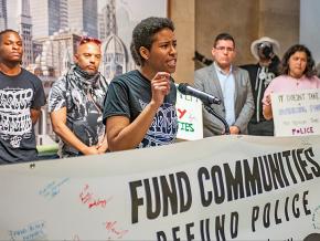 Anti-racists protest plans to build a $95 million police academy in Chicago