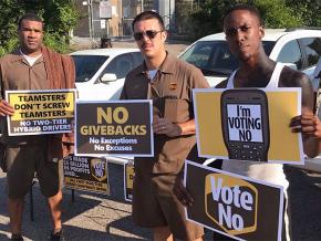 Teamsters campaign for a “no” vote on their new contract with UPS